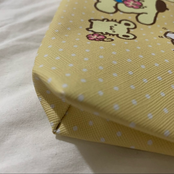 Pompompurin Yellow Pencil Bag with White Polka Dots - Picture 11 of 14